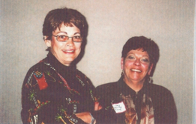 45th Reunion - Carolyn Bodmer and Mary Stanley.